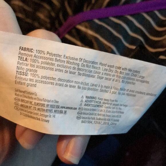 Disney’s OS Girls Jack Skellington gender-bend costume mini dress - Picture 8 of 8